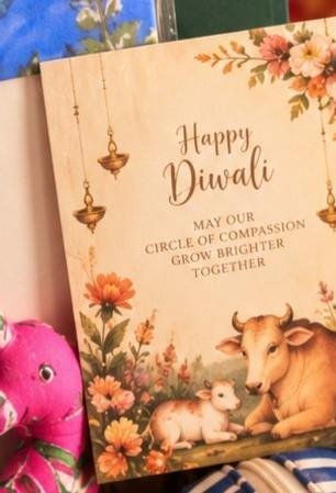 Diwali greeting card design 1