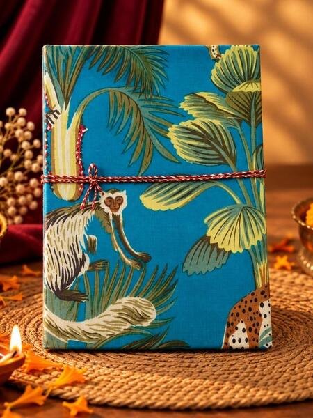 Jungle print diary