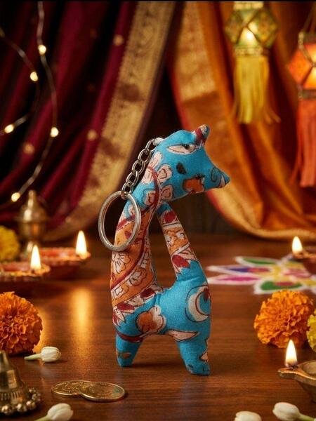 Giraffe keychain